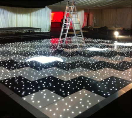 IP65 Rated Black LED Starlit Dance Floor for Portable DJ Lighting and 9kg Weight