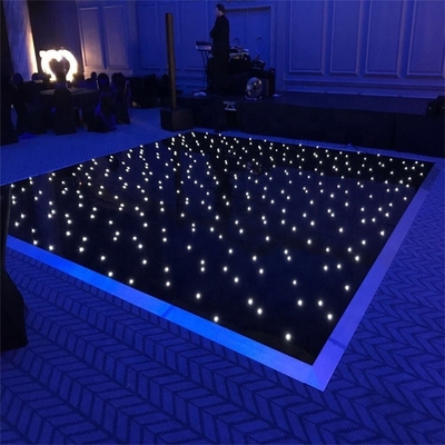 IP65 Rated Black LED Starlit Dance Floor for Portable DJ Lighting and 9kg Weight