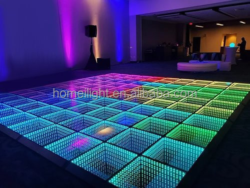 Nightclub disco DJ stage show 3in1 RGB LED Dance Floor for 3D Mirror Time Tunnel Abyss Effect