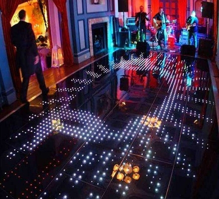 Interactive Colorful Staging Led Video Dance Floor with 10000 Hour Working Lifetime
