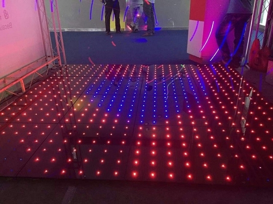Interactive Colorful Staging Led Video Dance Floor with 10000 Hour Working Lifetime