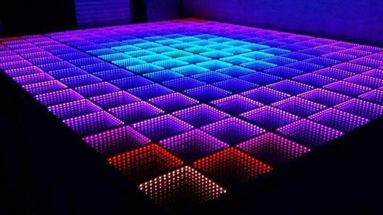 3D Magic Stage Effect LED RGB Mirror Dance Floor for Party Nightclub Disco Equipment