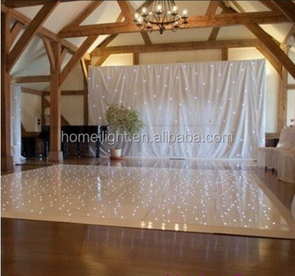 16pcs LED 2200lm 60*60cm Portable Starlit Dance Floor for Wedding Party Decoration