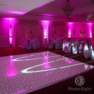16pcs LED 2200lm 60*60cm Portable Starlit Dance Floor for Wedding Party Decoration