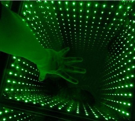 30 Programes 50X50cm Portable Mirror 3D Infinity Illusion LED Twinkle Dance Floor