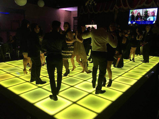 RGB LED Stain Tile for Event Wedding Bar Night Club 50*50*7cm Dancing Mat Stage Light