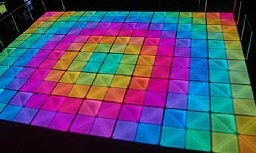 Christmas LED Dance Floor Lights for Event Single Party Year Reunion 50*50*7cm Tiles