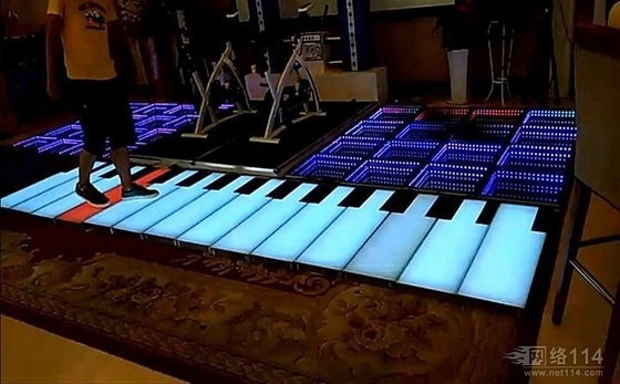 Piano Music Dance Floor for Event Dancing Tiles RGB Lecture Stage Club DJ Equipment 1-