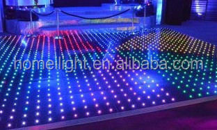 LED Illuminated Portable Sparkle RGB Acrylic Video Dance Floor for Follow Spot Lights