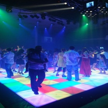 LED Dance Floor Panel 1x1m for Wedding Stage 100*100cm Tile Advanced LED Light Source