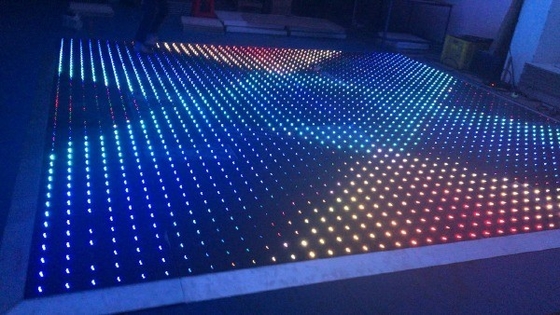LED Illuminated Portable Sparkle RGB Acrylic Video Dance Floor for Follow Spot Lights
