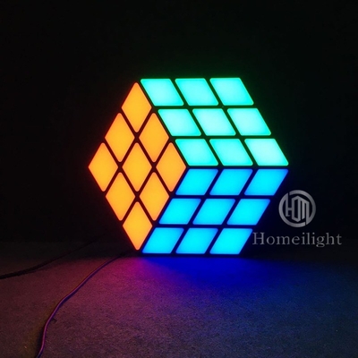 RGB LED Matrix Backlight 3in1 Magic Effect Flat Panel Wall Bar Party DJ Decoration LED Lights