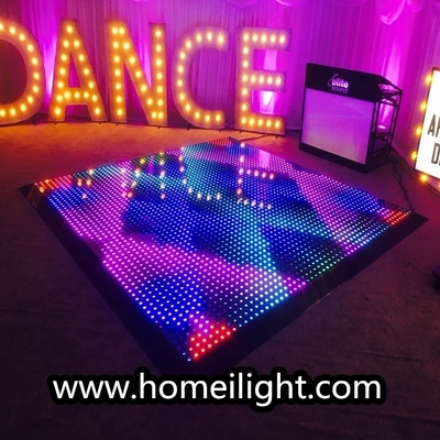 RGB LED Video Digital Screen Dance Floor Stage lights Panels for Disco Party Wedding Night Club
