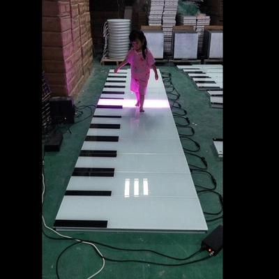 DJ Equipment Decoration Interactive Auto and Output Music Control Piano LED Dance Floor