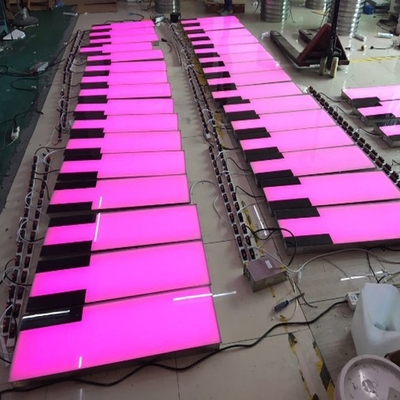 DJ Equipment Decoration Interactive Auto and Output Music Control Piano LED Dance Floor