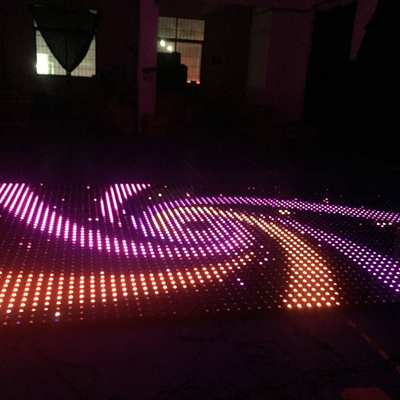 Colorful LED Video Dance Floor Tiles for Stage Disco DJ KTV Night Event IP55 60*60*6cm