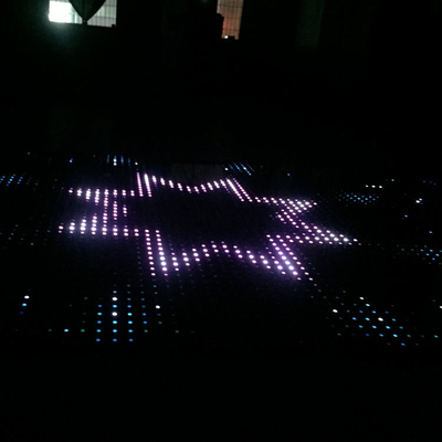 Wedding Disco Party Stage Used Portable Panel 8*8 Pixel High Brightness RGB 3in1 Digital Led Video Dance Floor