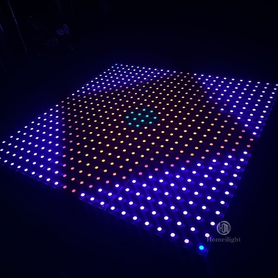 High Quality Tempered Glass LED Illuminate Wireless Video Dance Floor Mat Magnet Dance Floor