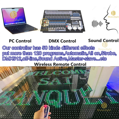 14kg Product Weight LED Starlit Dance Floor Panel for Nightclub Event in Bar Wedding