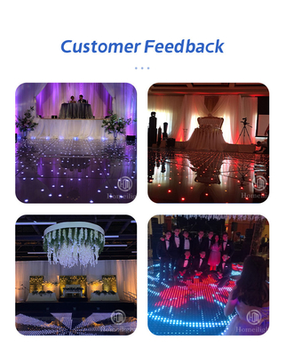 Portable LED Video Dance Floor for Party Night Club Stage Church SMD5050 RGB 3 in 1