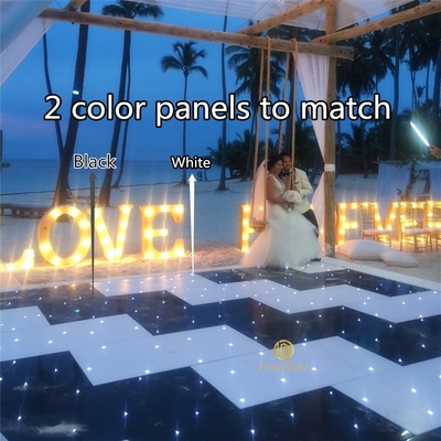2*4ft 2*2ft LED White Starlit Star Dance Floor for Dance -25 85C Working Temperature
