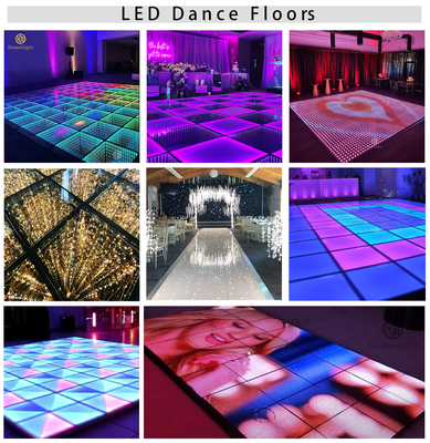2*4ft 2*2ft LED White Starlit Star Dance Floor for Dance -25 85C Working Temperature