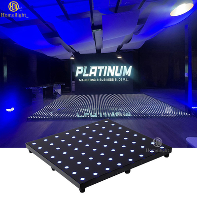 8x8pcs Magnetic Infinity Mirror LED Dance Floor with 60*60cm Wireless Panel and DJ Party