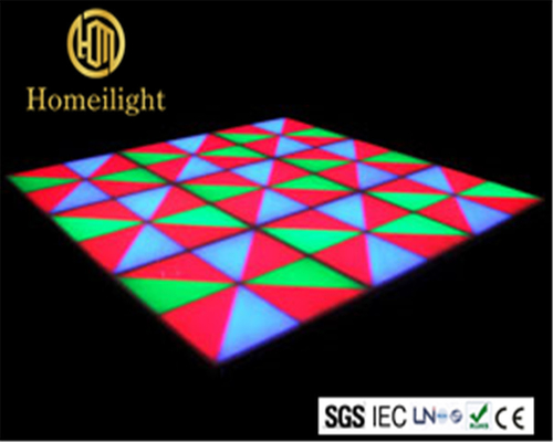 Portable RGB LED Dance Floor Tile DMX512 Sound Active 1*1M Acrylic 26kg Product Weight