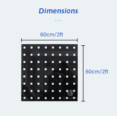 8x8pcs Magnetic Infinity Mirror LED Dance Floor with 60*60cm Wireless Panel and DJ Party