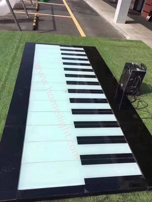 LED Strip Light Illuminated Interactive Piano Dance Floors for DJ Stage Show Event Bar Night Club