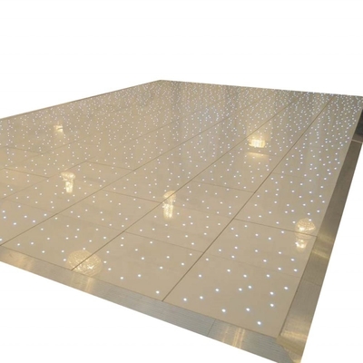 Dimmable Romantic Acrylic Full White LED Starlit Dance Floor for Wedding Banquet