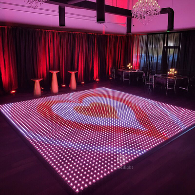 Waterproof 60*60cm Panel Stage Video LED Dance Floor Lights for Wedding Party Club Church