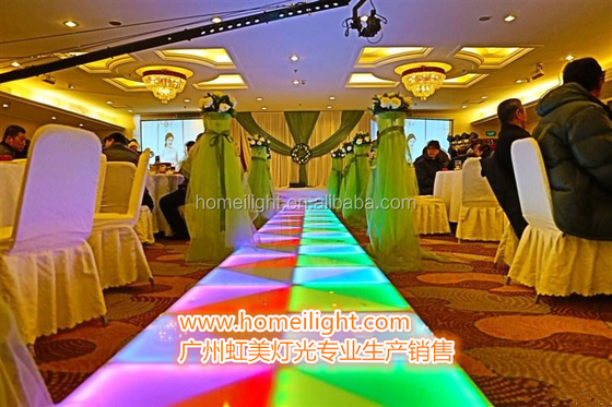 Portable DMX512 RGB LED Dance Floor for Stage Decoration 100000 Hour Working Lifetime