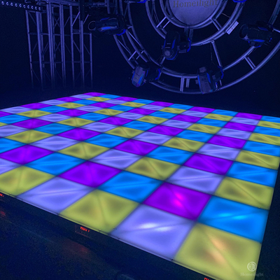 Projection Lights 60*60cm Acrylic LED Dance Floor for Outdoor Bar Pista de Baile