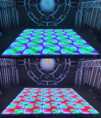Projection Lights 60*60cm Acrylic LED Dance Floor for Outdoor Bar Pista de Baile