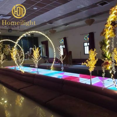 1*1M DMX RGB Dance Floor LED Easy Install Waterproof for Wedding Church 3D Lighting