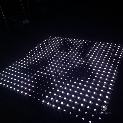 High Strength Housing LED Video Mirror Dance Floor 60x60cm with Projection Lights
