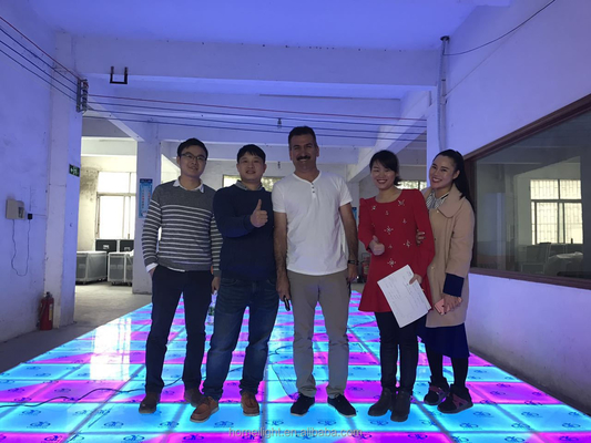 1*1M DMX RGB Dance Floor LED Easy Install Waterproof for Wedding Church 3D Lighting