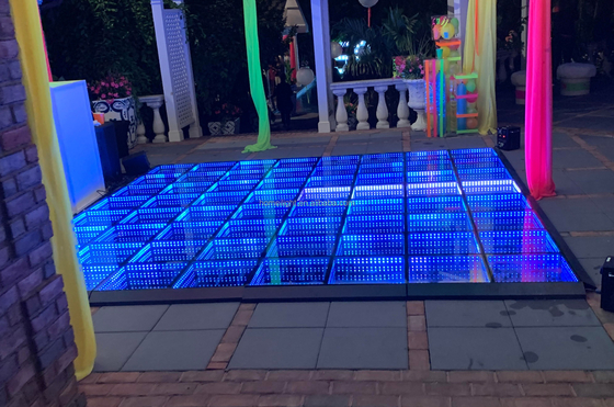 Project Installation Lighting Solutions Service 3D Dance Floor LED Luminous Floor Tiles