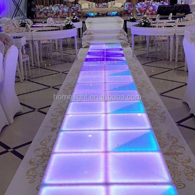 50000 Hours Lifespan RGB DMX LED Dance Floor Panels for DJ Equipment and Wedding Party