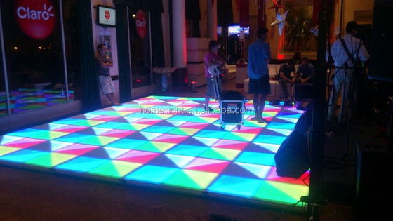 50000 Hours Lifespan RGB DMX LED Dance Floor Panels for DJ Equipment and Wedding Party