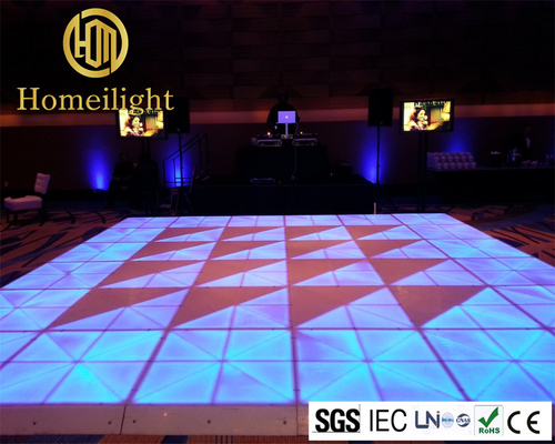 50000 Hours Lifespan RGB DMX LED Dance Floor Panels for DJ Equipment and Wedding Party