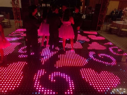 14KG Online Control Disco Resolution 8*8 Pixel Led Video Dance Floor Lighting Rental