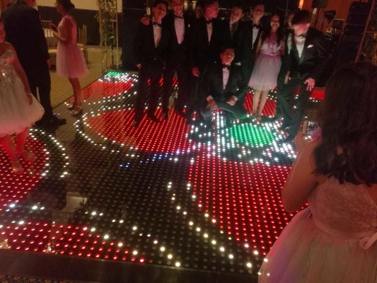 14KG Online Control Disco Resolution 8*8 Pixel Led Video Dance Floor Lighting Rental