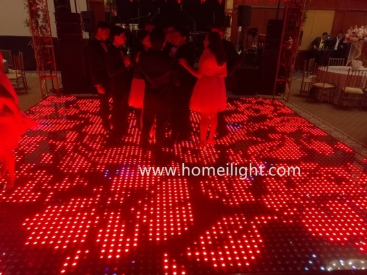 14KG Online Control Disco Resolution 8*8 Pixel Led Video Dance Floor Lighting Rental