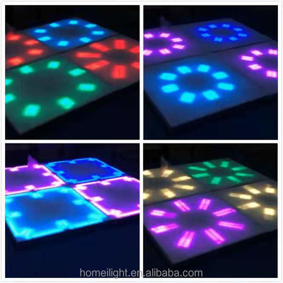Hotel Most Popular White Starlit RGB LED Dance Floor Panels For 2023 Wedding DJ Bar Party