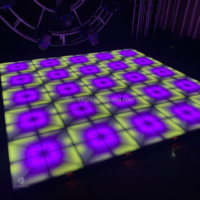 DMX Acrylic SMD5050 RGB3in1 60*60cm Dancing Floor for Disco Party Club Bar DJ Show Stage