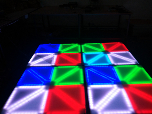 DMX Acrylic SMD5050 RGB3in1 60*60cm Dancing Floor for Disco Party Club Bar DJ Show Stage
