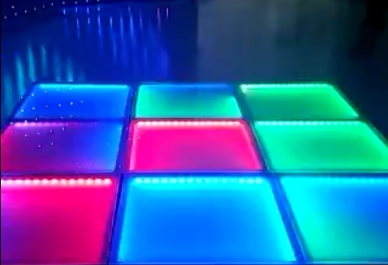 48pcs RGB 3in1 LED Stage Performance Light Dance Floor with Remote Control 10KG Weight