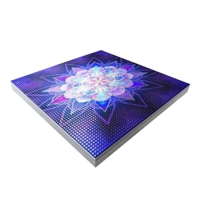 Tempered Glass Panel strength P7.75mm RGB Color LED Pixel Dance Floor for Stage IP20